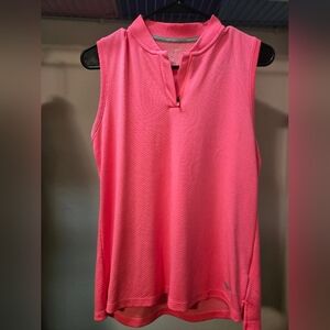 Nike Pink Sleeveless Golf Top